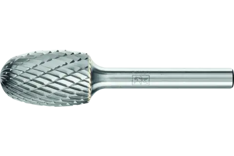 Fresa de metal duro forma de gota TRE Ø 16x25 mm, mango Ø 6 mm, Z3P medio universal, dentado cruzado 1