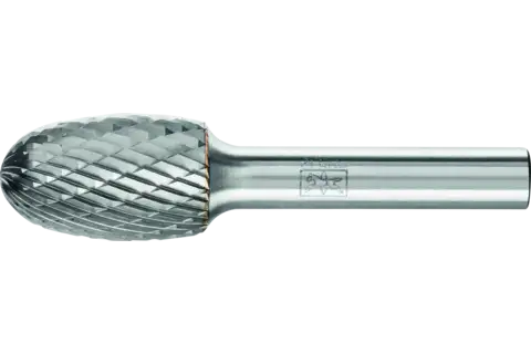 Hartmetall Frässtift Tropfen TRE Ø 16x25 mm Schaft-Ø 8 mm Z3P universal mittel kreuzverzahnt 1
