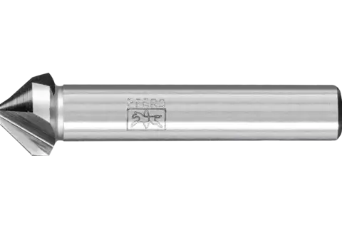 HSS-kegelverzinkboor en verzinker UGT 90° Ø 15 mm stift-Ø 10 mm DIN 335 C met ongelijke steek 1
