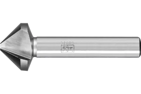 HSS conical and deburring countersink UGT 90° dia. 23 mm shank dia. 10 mm DIN 335 C with unequal pitch 1