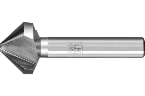 HSSE Co5 conical and deburring countersink 90° dia. 25 mm shank dia. 25 mm DIN 335 C with unequal pitch