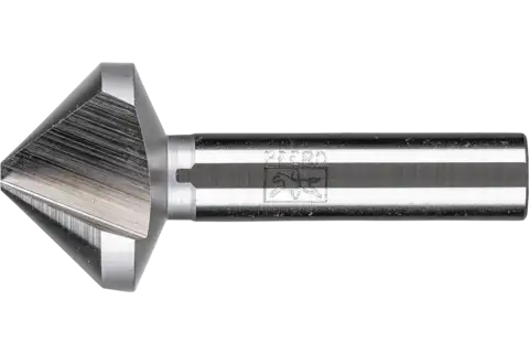 HSSE Co5 conical and deburring countersink 90° dia. 31 mm shank dia. 12 mm DIN 335 C with unequal pitch 1