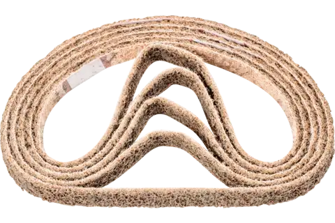 Non-woven abrasive belt VB 12x520 mm A100 G for fine grinding and finishing with a belt grinder 1