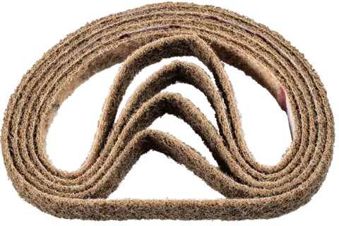 Non-woven abrasive belt VB 20x520 mm A100 G for fine grinding and finishing with a belt grinder 1