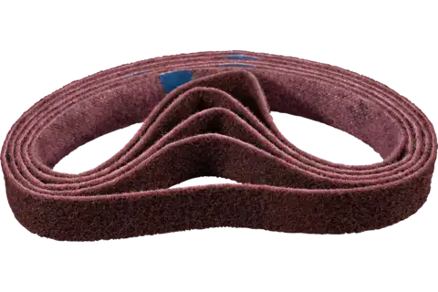 Non-woven abrasive belt VB 40x820 mm A180 M for fine grinding and finishing with a pipe belt grinder 1