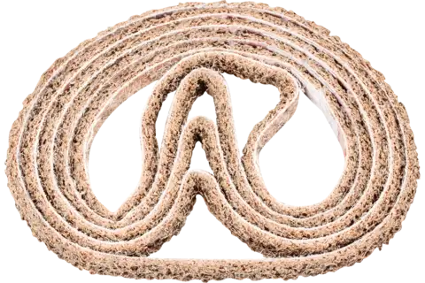Non-woven abrasive belt VB 6x305 mm A100 G for fine grinding and finishing with a belt grinder 1