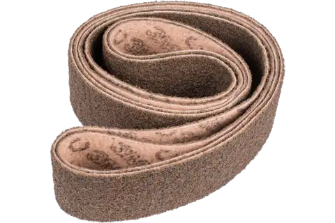 Non-woven abrasive belt VB 75x2000 mm A100 G for fine grinding and finishing with a belt grinder 1