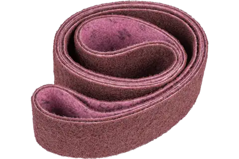 Non-woven abrasive belt VB 75x2000 mm A180 M for fine grinding and finishing with a belt grinder 1