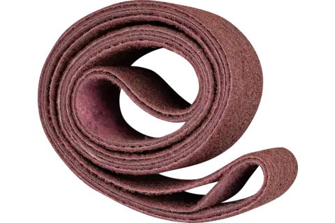 Non-woven abrasive belt VB 75x2500 mm A180 M for fine grinding and finishing with a belt grinder 1