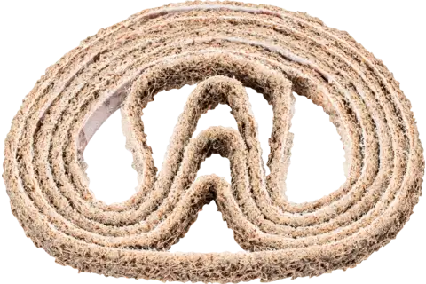 Non-woven abrasive belt VB 9x305 mm A100 G for fine grinding and finishing with a belt grinder 1