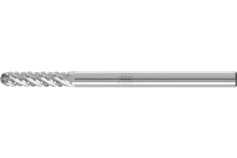 Fresa metallo duro per uso professionale cilindrica con testa a sfera WCR Ø 03x13 mm, gambo Ø 3 mm TITANIUM per titanio 1