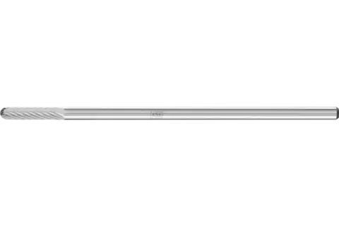 Fresa de metal duro forma cilíndrica redonda WRC Ø 03x13 mm, mango Ø 3x75 mm, Z5 fino universal 1