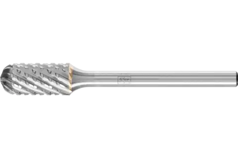Tungsten carbide high-performance burr cylindrical with radius end WRC dia. 06x13 mm shank dia. 3 mm TITANIUM for titanium 1