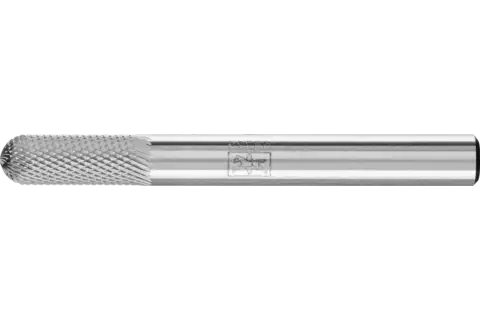 Fresa metallo duro per uso professionale MICRO cilindrica con testa a sfera WCR Ø 06x16 mm, gambo Ø 6 mm finitura