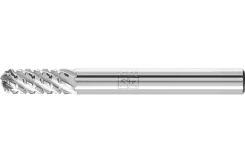 Fresa metallo duro per uso professionale cilindrica con testa a sfera WCR Ø 06x16 mm, gambo Ø 6 mm TITANIUM per titanio 1