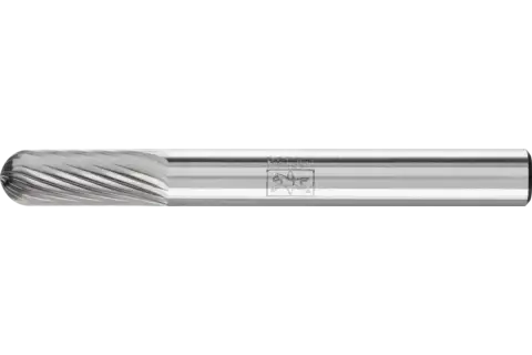 Tungsten carbide burr cylindrical with radius end WRC dia. 06x16 mm shank dia. 6 mm Z5 universal fine 1