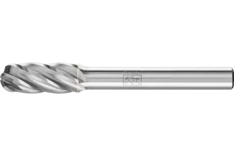 Hardmetalen hoogrendementsstiftfrees ALU ronde walsvorm WRC Ø 08x20 mm stift-Ø 6 mm voor aluminium/non-ferrometalen 1