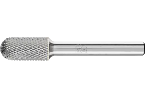 Fresa metallo duro per uso professionale MICRO cilindrica con testa a sfera WCR Ø 10x20 mm, gambo Ø 6 mm finitura 1
