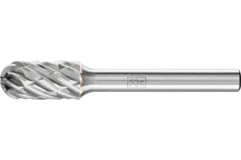 Fresa metallo duro per uso professionale STEEL cilindrica con testa a sfera WCR Ø 10x20 mm, gambo Ø 6 mm per acciaio 1