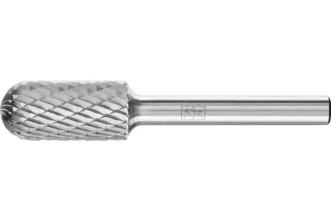 Hardmetalen stiftfrees ronde walsvorm WRC Ø 12x25 mm stift-Ø 6 mm Z3P universeel middel met kruisvertanding