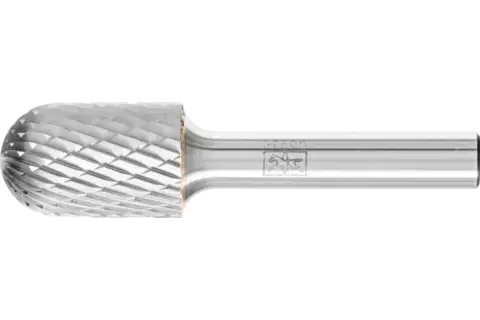 Hardmetalen stiftfrees ronde walsvorm WRC Ø 16x25 mm stift-Ø 8 mm Z3P universeel middel met kruisvertanding 1