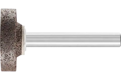 Mola abrasiva INOX EDGE cilindrica Ø 25x6 mm, gambo Ø 6 mm A46 per acciaio inossidabile 1