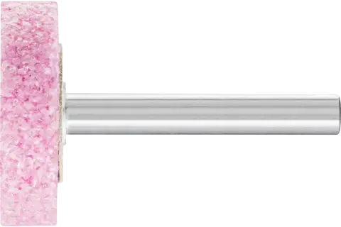 Meule sur tige STEEL EDGE cylindrique Ø 32x8 mm, tige Ø 6 mm, A30 pour acier et acier moulé 1