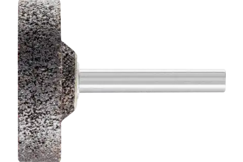 Ściernica trzpieniowa INOX walcowa Ø 40 × 13 mm trzpień Ø 6 mm A30 do stali nierdzewnej 1