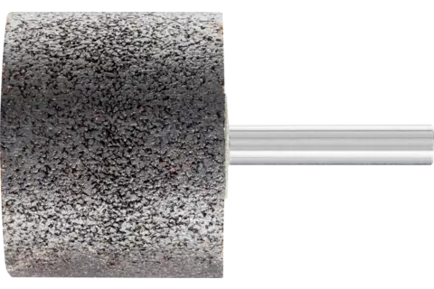 Mola abrasiva INOX cilindrica Ø 50x40 mm, gambo Ø 8 mm A24 per acciaio inossidabile 1