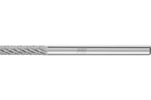 Hardmetalen stiftfrees cilinder ZYA Ø 03x13 mm stift-Ø 3 mm Z3P universeel middel met kruisvertanding 1