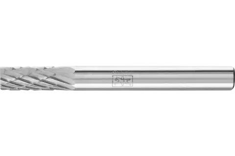 Hardmetalen stiftfrees cilinder ZYA Ø 06x16 mm stift-Ø 6 mm Z3P universeel middel met kruisvertanding 1