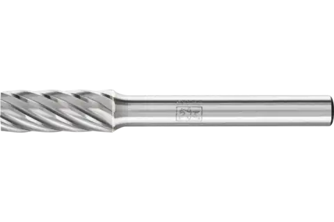 Fresa de metal duro de alto rendimiento INOX cilíndrica ZYA Ø 08x20 mm, mango Ø 6 mm, para acero inoxidable 1