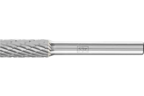Hardmetalen stiftfrees cilinder ZYA Ø 08x20 mm stift-Ø 6 mm Z3P universeel middel met kruisvertanding 1