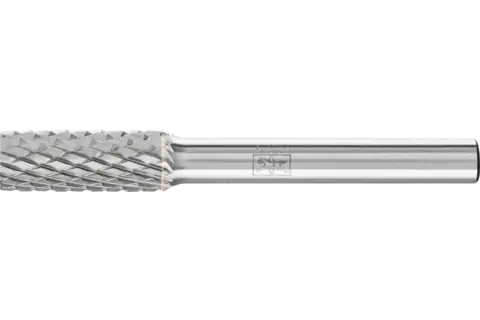 Hardmetalen stiftfrees cilinder ZYA Ø 08x20 mm stift-Ø 6 mm Z4 universeel middel-fijn 1