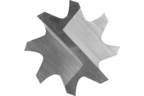 Fresa de metal duro de alto rendimiento PLAST BS forma cilíndrica ZYA Ø 08x25 mm, mango Ø 8 mm, para plásticos 2