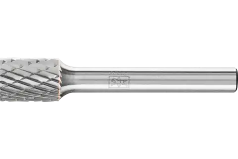 Hardmetalen stiftfrees cilinder ZYA Ø 10x13 mm stift-Ø 6 mm Z3P universeel middel met kruisvertanding 1