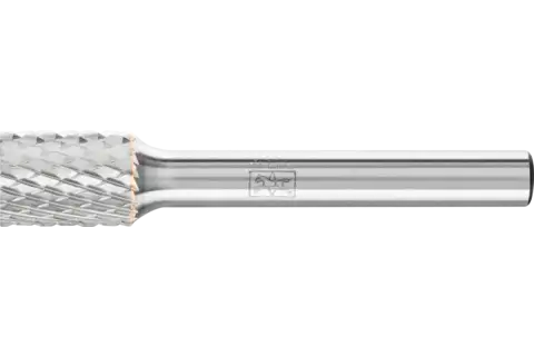 Hardmetalen stiftfrees cilinder ZYA Ø 10x13 mm stift-Ø 6 mm Z4 universeel middel-fijn 1