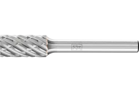 Fresa metallo duro per uso professionale STEEL cilindrica ZYA Ø 10x20 mm, gambo Ø 6 mm per acciaio 1