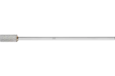 Trzpień frezarski ze stopów twardych, kształt walcowy ZYA Ø 12 x 25 mm, trzonek Ø 6 x 150 mm Z3P, uniwersalny, średni, z uzębieniem krzyżowym 1