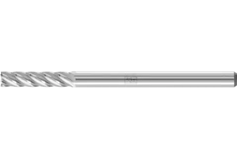 Hartmetall Hochleistungsfrässtift INOX Zylinder ZYAS stirnverzahnt Ø 03x13mm Schaft-Ø 3mm Edelstahl 1