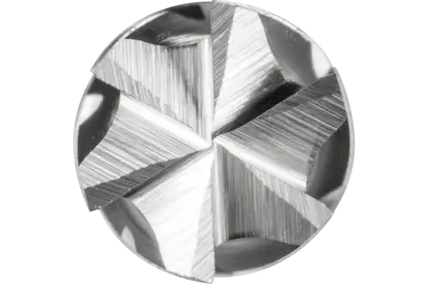 Fresa metallo duro cilindrica ZYAS con taglio frontale 03x13 mm, gambo Ø 3 mm TITANIUM per titanio 2