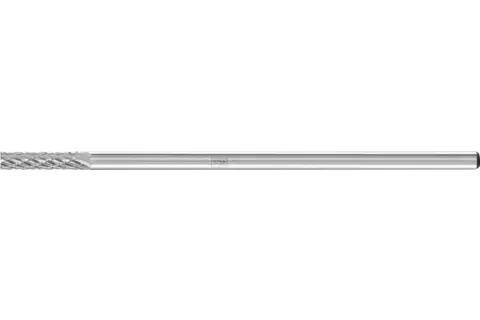 Hardmetalen stiftfrees cilinder ZYAS met kopvertanding Ø 03x13 mm stift-Ø 3x75 mm Z3P universeel middel met kruisvertanding 1
