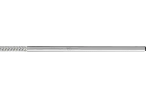 Trzpień frezarski ze stopów twardych kształt walcowy ZYAS z uzębieniem czołowym Ø 03 × 13 mm trzpień Ø 3 × 75 mm Z5 uniwersalne drobne 1