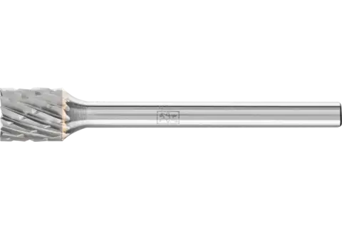 Hardmetalen stiftfrees cilinder ZYAS met kopvertanding Ø 06x07 mm stift-Ø 3 mm Z3P universeel middel met kruisvertanding 1