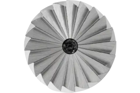 Trzpień frezarski ze stopów twardych walcowy ZYAS z uzębieniem czołowym Ø 06 × 07 mm trzpień Ø 3 mm Z5 uniwersalne drobne 2
