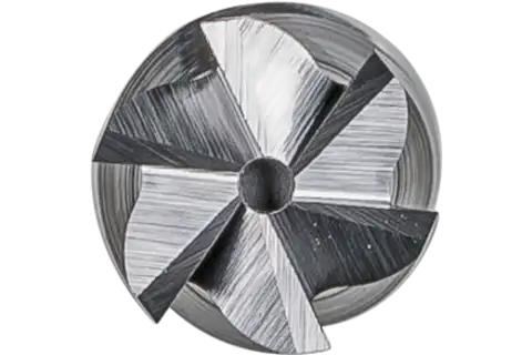 Fresa de metal duro de alto rendimiento ALU cilíndrica ZYAS frontal Ø 06x13 mm, mango Ø 3 mm, aluminio/metal no férrico 2