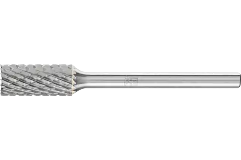 Hardmetalen stiftfrees cilinder ZYAS met kopvertanding Ø 06x13 mm stift-Ø 3 mm Z4 universeel middel-fijn 1