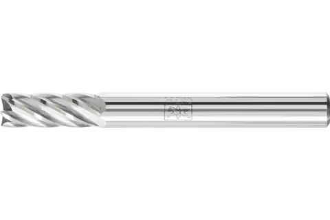 Fresa metallo duro per uso professionale INOX cilindrica ZYAS con taglio frontale Ø 06x16 mm, gambo Ø 6 mm acciaio inossidabile 1