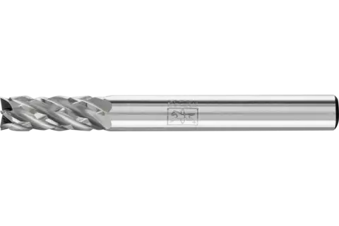 Hartmetall Hochleistungsfrässtift STEEL Zylinder ZYAS stirnverzahnt Ø 06x16mm Schaft-Ø 6mm Stahl 1