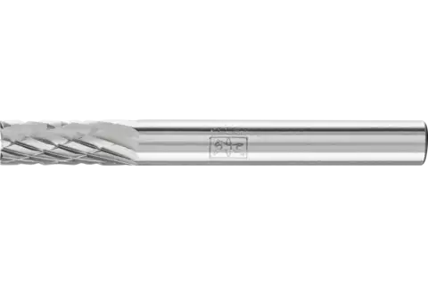 Hardmetalen stiftfrees cilinder ZYAS met kopvertanding Ø 06x16 mm stift-Ø 6 mm Z3P universeel middel met kruisvertanding 1